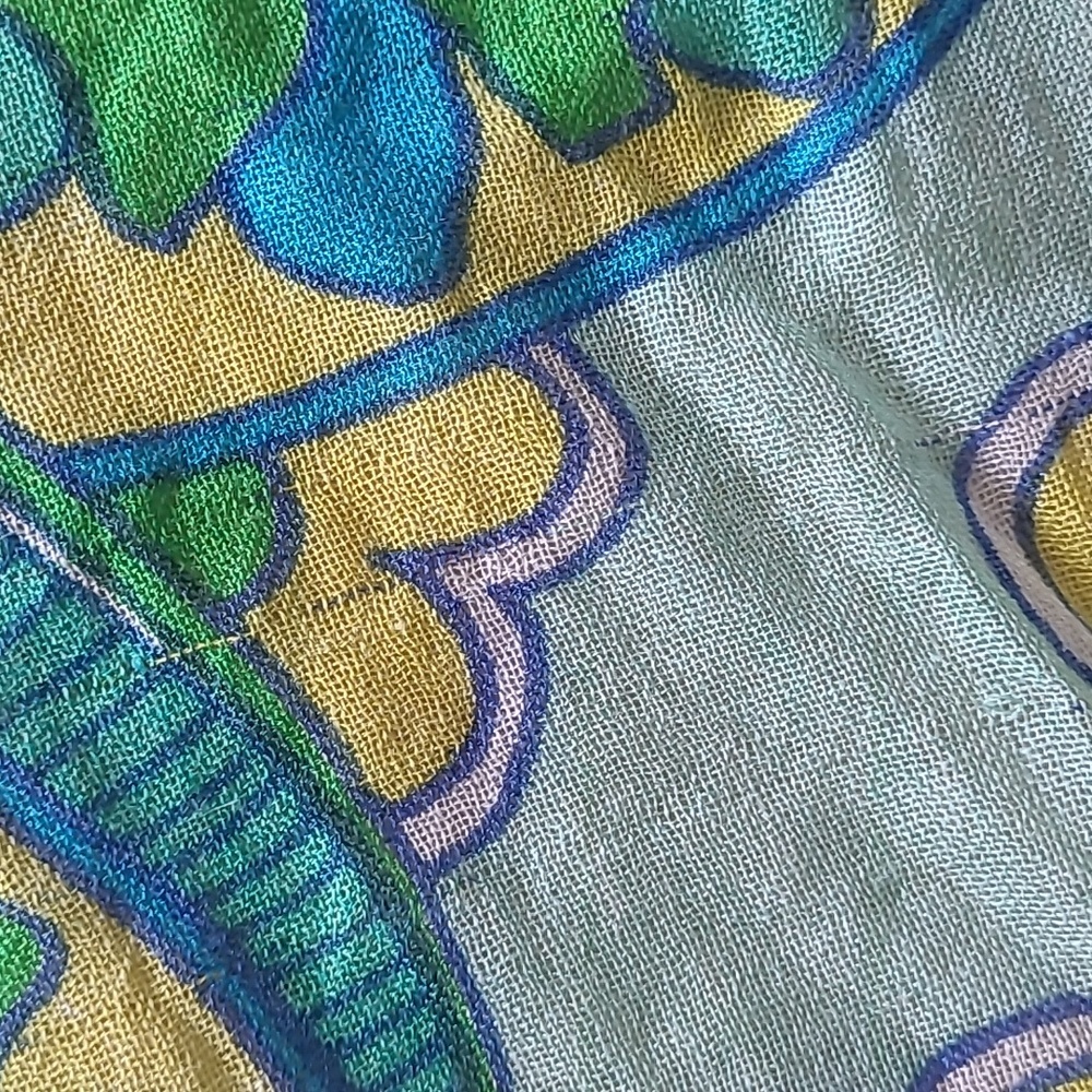 LILLY PULITZER silk and cashmere wrap scarf Lot Of Two - Picture 9 of 10